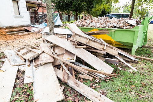 Commercial waste containers in Loughton